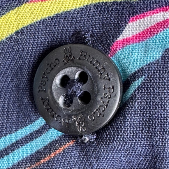 PSYCHO BUNNY by Robert‎ Godley Men Pajama Pant Navy Neon Rabbit Small Pullon - Picture 3 of 9